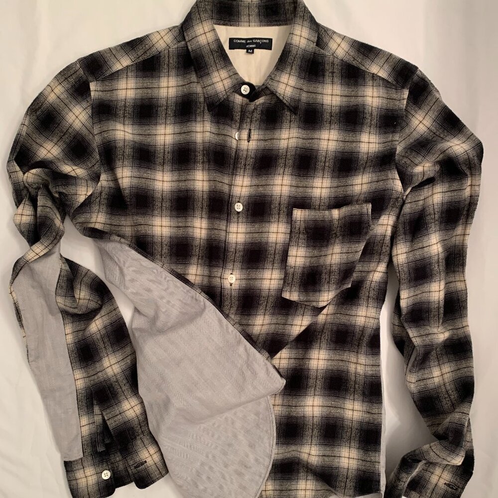 Comme des Garcons Homme Plaid Button-Up Shirt